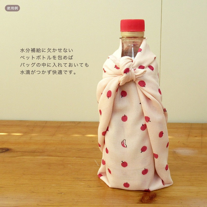 和ざらしガーゼ プリント二重ガーゼ手拭い〈うろこ富士柄〉88×34cm カットクロス