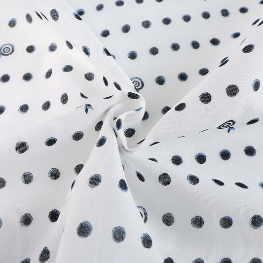 和ざらしガーゼ プリント二重ガーゼ手拭い〈豆絞り柄〉88×34cm カットクロス