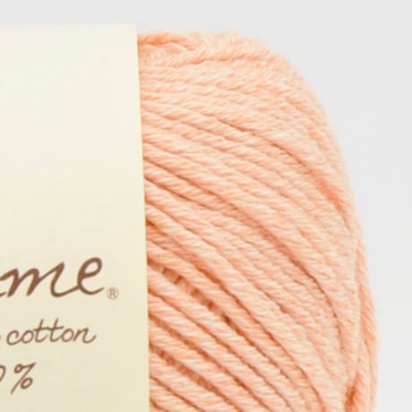 ハマナカ ポーム 彩土染め〈はにぞめ〉 中細 毛糸 No.43 エアーズロック・ピンク オーガニックコットン100% 25g玉巻(約70m)