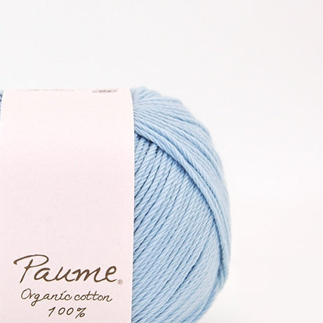 ハマナカ ポーム ベビーカラー《クロッシェ》 中細 毛糸 No.605 オーガニックコットン100% 25g玉巻(約110m)