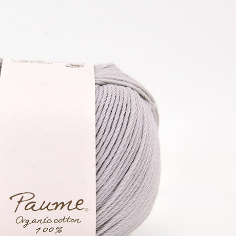 ハマナカ ポーム ベビーカラー《クロッシェ》 中細 毛糸 No.607 オーガニックコットン100% 25g玉巻(約110m)