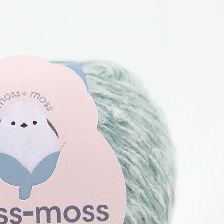 ハマナカ モスモス 並太毛糸 No.009 ウール50% 綿50% 25g玉巻(約105m)