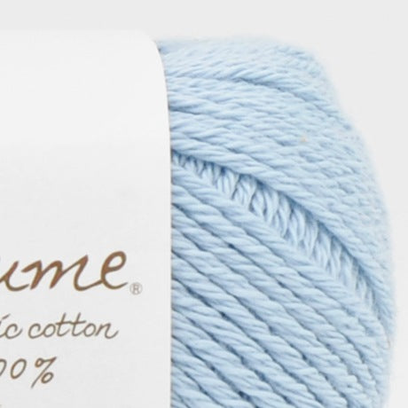 ハマナカ ポーム ベビーカラー 中細 毛糸 No.95 オーガニックコットン100% 25g玉巻(約70m)