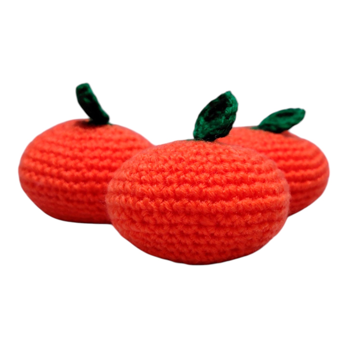 ハンドメイド みかんのあみぐるみ 3点セット