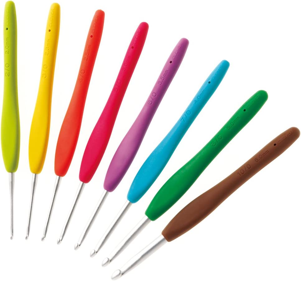 Clover クロバー かぎ針 アミュレ 43-321 8本セット