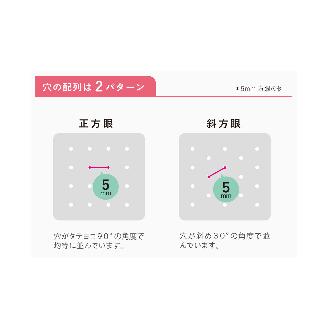 LECIEN COSMO Sashiko Tenplate 刺し子テンプレート 正方眼4種類 斜方眼4種類 全8種類