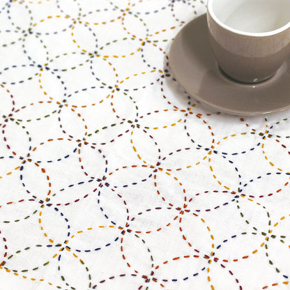 ムラ染め刺し子布 全14色 50×55cm 綿100% 日本製 KSC7190