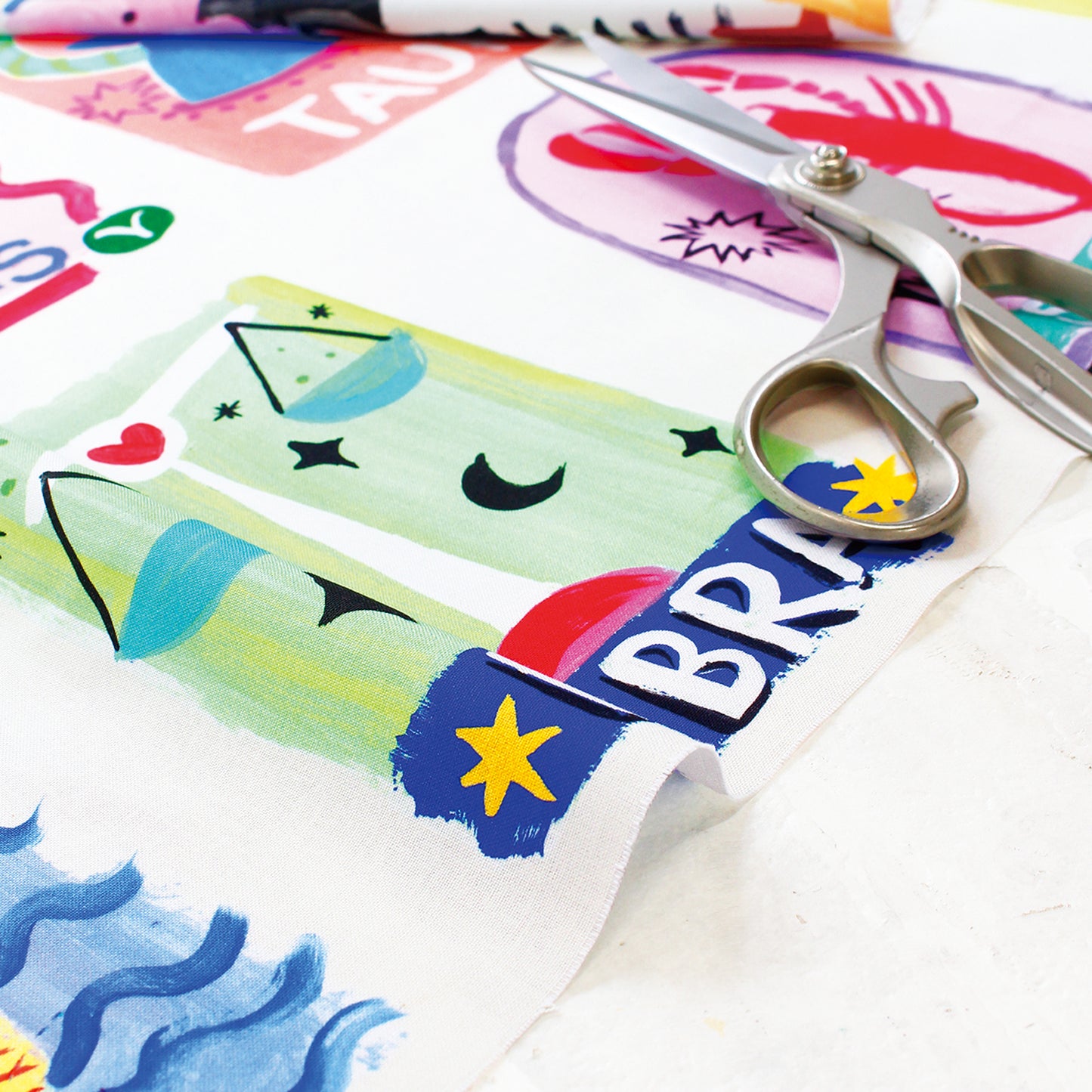 ハンドメイド素材 パネル生地 12星座 ZODIAC Maison de Fabric USAコットン 日本製 110×90cm