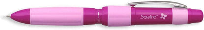 Sewline Trio Colors 3-Color Mechanical Pencil (Black, White, and Pink Leads) FAB50030