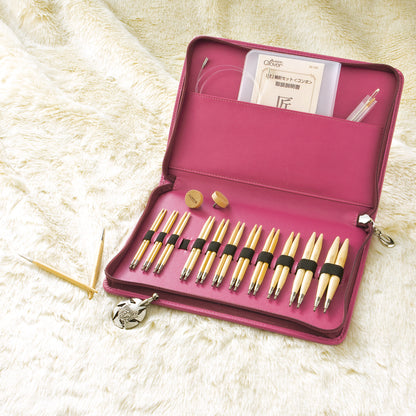 Clover クロバー 〈匠〉輪針セット-コンボ CL45-150｜竹製・組み替え式輪針セット