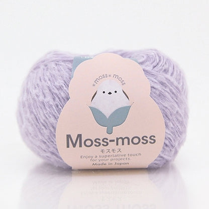 ハマナカ モスモス 並太毛糸 No.010 ウール50% 綿50% 25g玉巻（約105m）