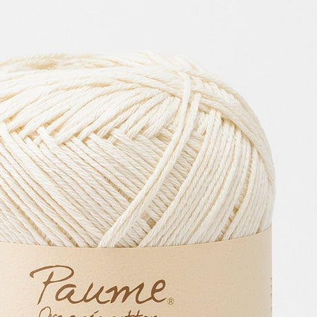 ハマナカ ポーム〈無垢綿〉ニット オーガニックコットン100% 毛糸 25g／100g玉巻（約70m／約280m）