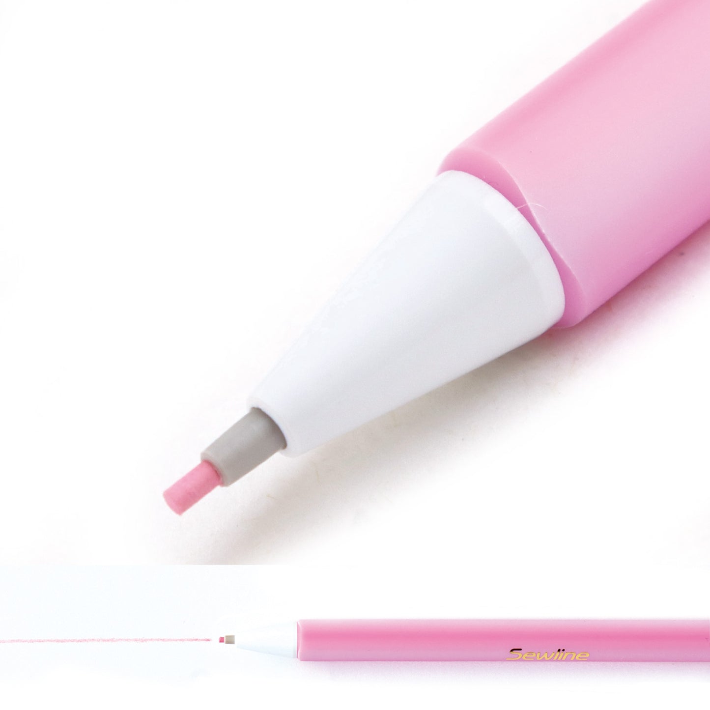 Sewline Fabric Chalk Pencils, 3-Color Set (White, Blue, Pink) FAB50075