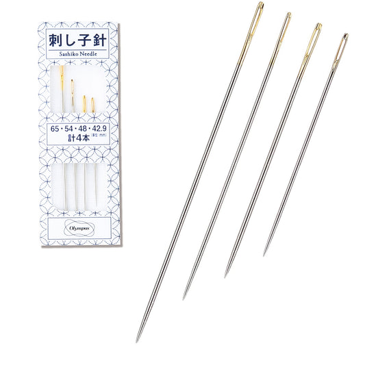 Olympus Sashiko Needles, Set of 4, 65/54/48/42.9mm