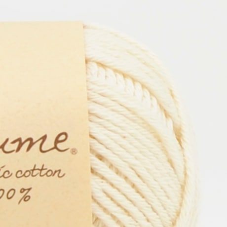 ハマナカ ポーム〈無垢綿〉ニット オーガニックコットン100% 毛糸 25g／100g玉巻（約70m／約280m）