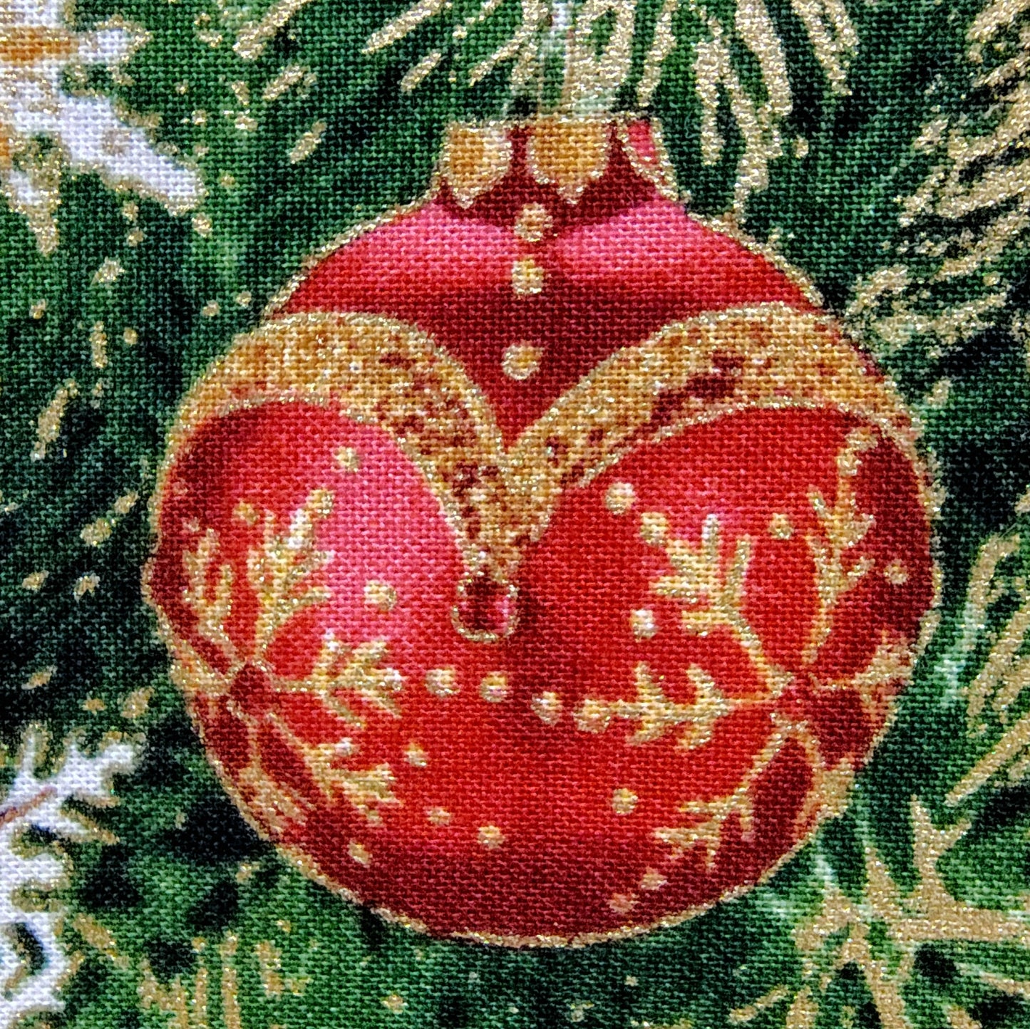 クリスマス装飾 壁掛け布 クリスマスツリー 金彩プリント Timeless Treasures アメリカ直輸入 パネル生地 61×112cm