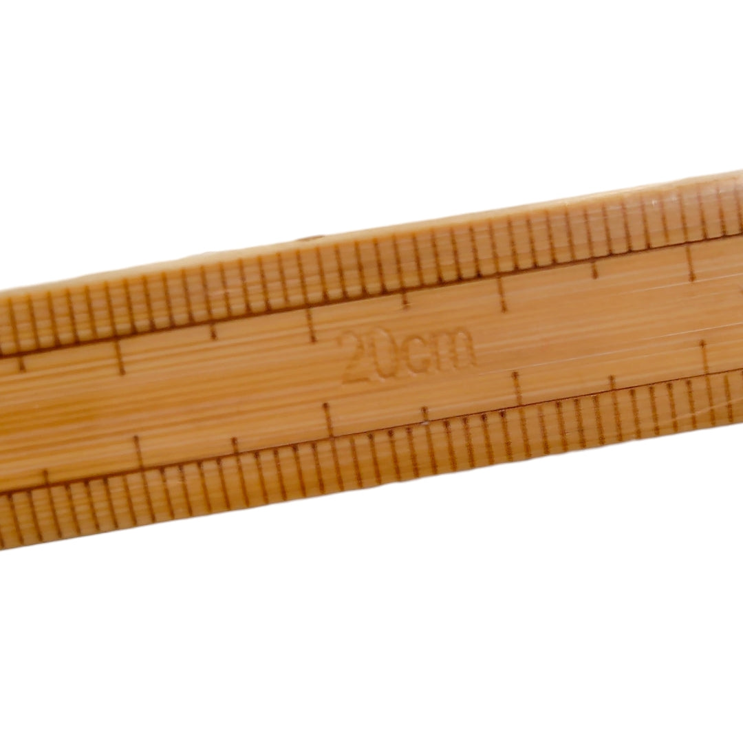 ミササ misasa 竹ものさし 20cm 両目盛タイプ（cm）No.8148