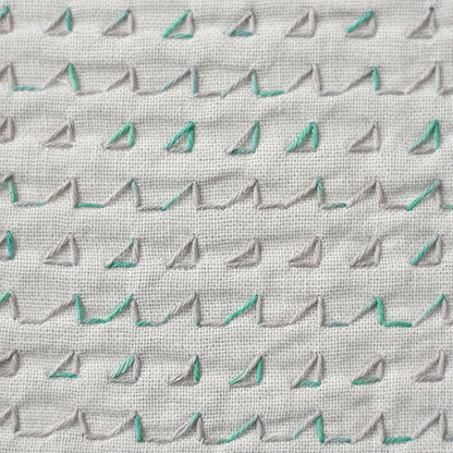 DARUMA ダルマ 刺し子糸〈細〉 2色カスリ カード巻き DRM2400-301 雨音