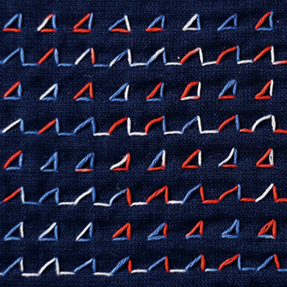 DARUMA ダルマ 刺し子糸〈細〉 3色カスリ カード巻き DRM2400-401 金魚すくい