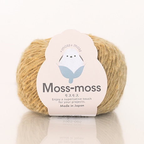 ハマナカ モスモス 並太毛糸 No.005 ウール50% 綿50% 25g玉巻（約105m）