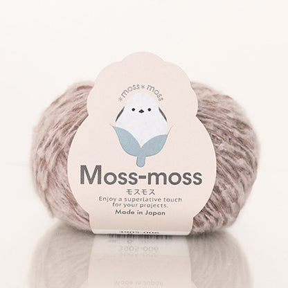 ハマナカ モスモス 並太毛糸 No.006 ウール50% 綿50% 25g玉巻（約105m）