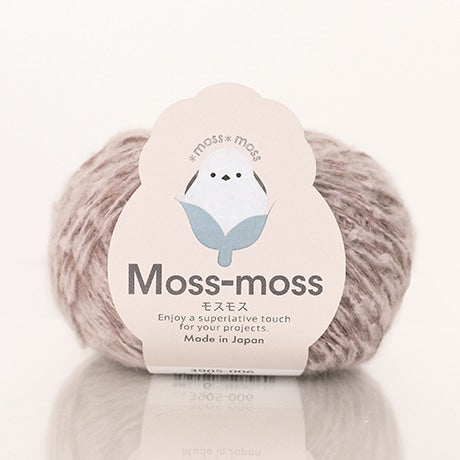 ハマナカ モスモス 並太毛糸 No.006 ウール50% 綿50% 25g玉巻（約105m）