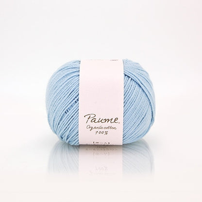 ハマナカ ポーム ベビーカラー《クロッシェ》 中細 毛糸 No.605 オーガニックコットン100% 25g玉巻（約110m）