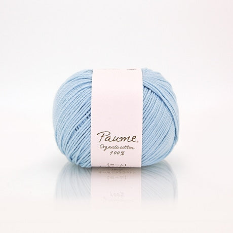 ハマナカ ポーム ベビーカラー《クロッシェ》 中細 毛糸 No.605 オーガニックコットン100% 25g玉巻（約110m）