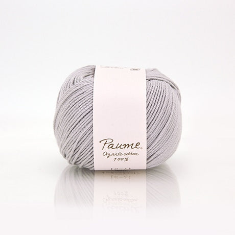 ハマナカ ポーム ベビーカラー《クロッシェ》 中細 毛糸 No.607 オーガニックコットン100% 25g玉巻（約110m）