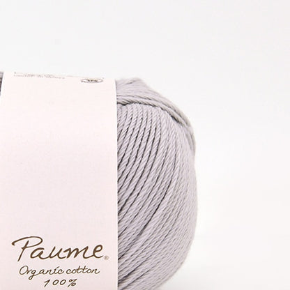 ハマナカ ポーム ベビーカラー《クロッシェ》 中細 毛糸 No.607 オーガニックコットン100% 25g玉巻（約110m）