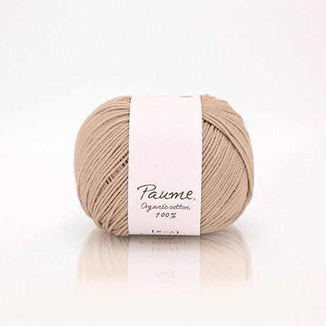 ハマナカ ポーム ベビーカラー《クロッシェ》 中細 毛糸 No.608 オーガニックコットン100% 25g玉巻（約110m）