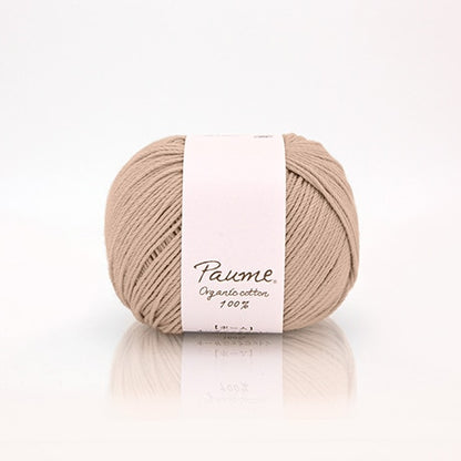 ハマナカ ポーム ベビーカラー《クロッシェ》 中細 毛糸 No.608 オーガニックコットン100% 25g玉巻（約110m）