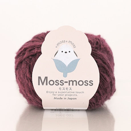 ハマナカ モスモス 並太毛糸 No.007 ウール50% 綿50% 25g玉巻（約105m）