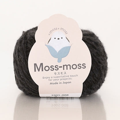 ハマナカ モスモス 並太毛糸 No.008 ウール50% 綿50% 25g玉巻（約105m）