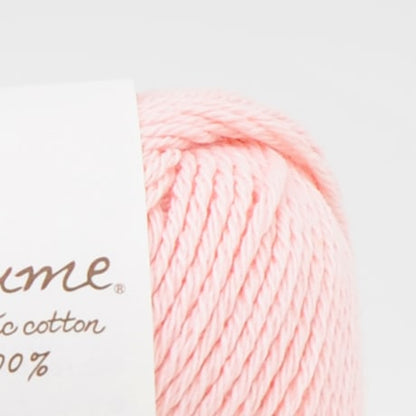 ハマナカ ポーム ベビーカラー 中細 毛糸 No.91 オーガニックコットン100% 25g玉巻（約70m）