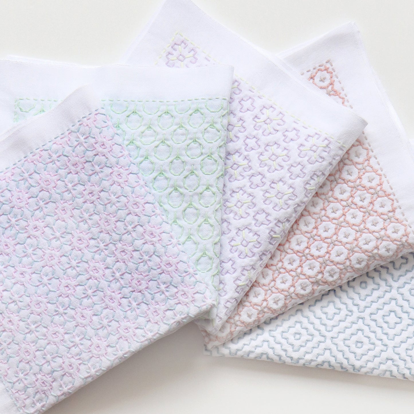 Olympus オリムパス 刺し子糸 Sashiko Awai-iro くすみカラー10色セット 綿100% 1カセ 約40m×10