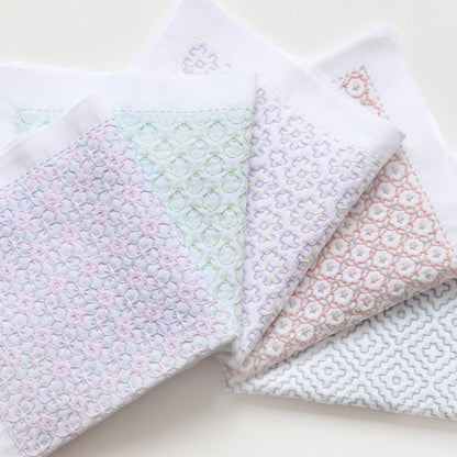 Olympus オリムパス 刺し子糸 Sashiko Awai-iro くすみカラー10色セット 綿100% 1カセ 約40m×10