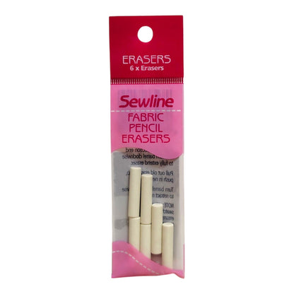 Sewline ソーライン 布用シャープペン専用消しゴム 6個入り 1パック FAB50019