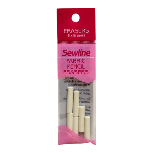 Sewline ソーライン 布用シャープペン専用消しゴム 6個入り 1パック FAB50019