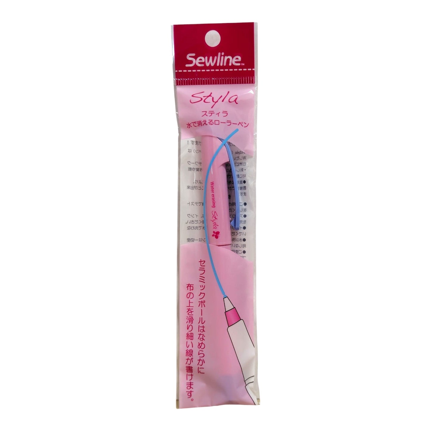 Sewline Stila Water-Erasable Pen, Blue, FAB50034