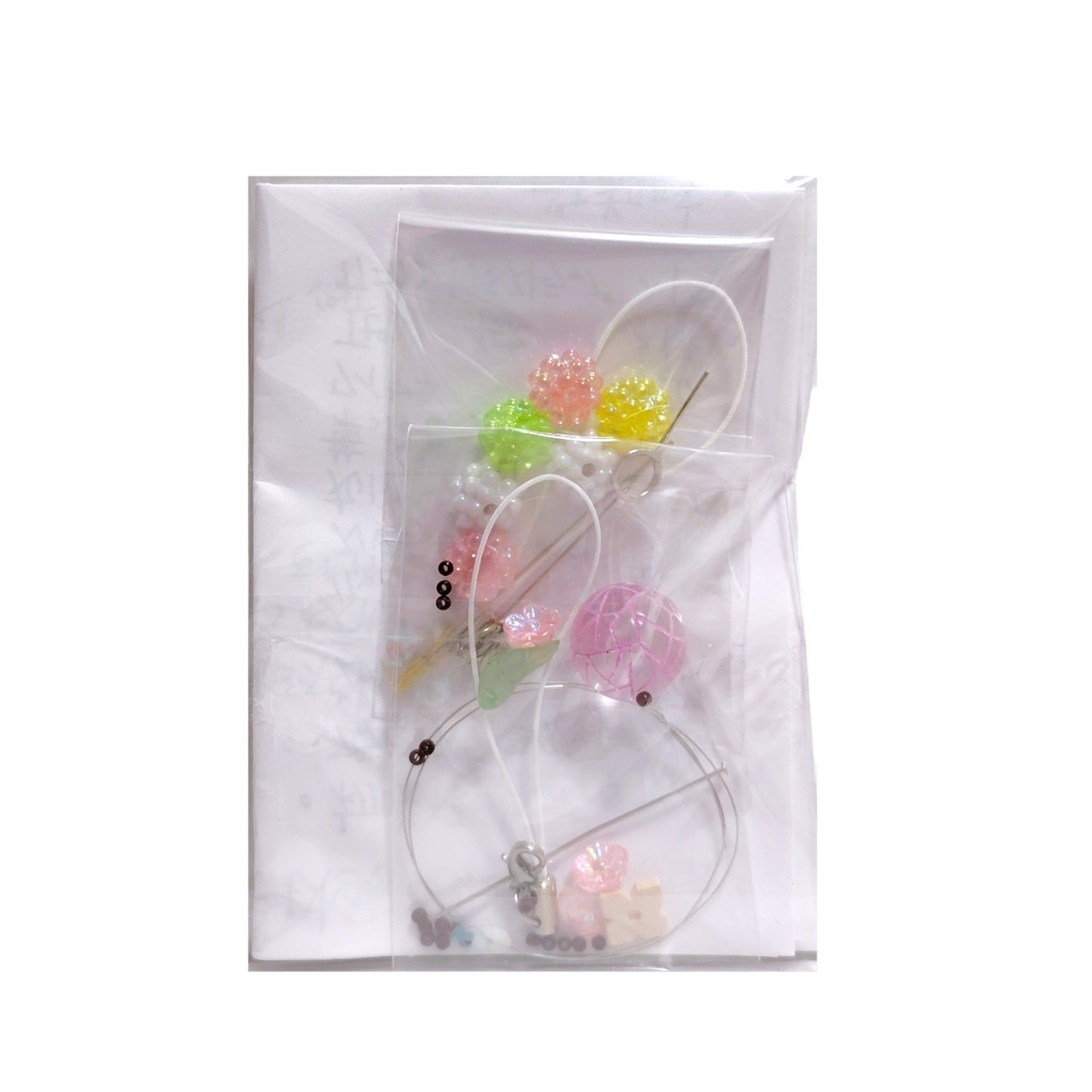 春のおとずれ お花見ストラップのキット（3色団子と桜） B-2119