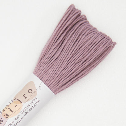 Olympus オリムパス 刺し子糸 Sashiko Awai-iro くすみカラー10色セット 綿100% 1カセ 約40m×10