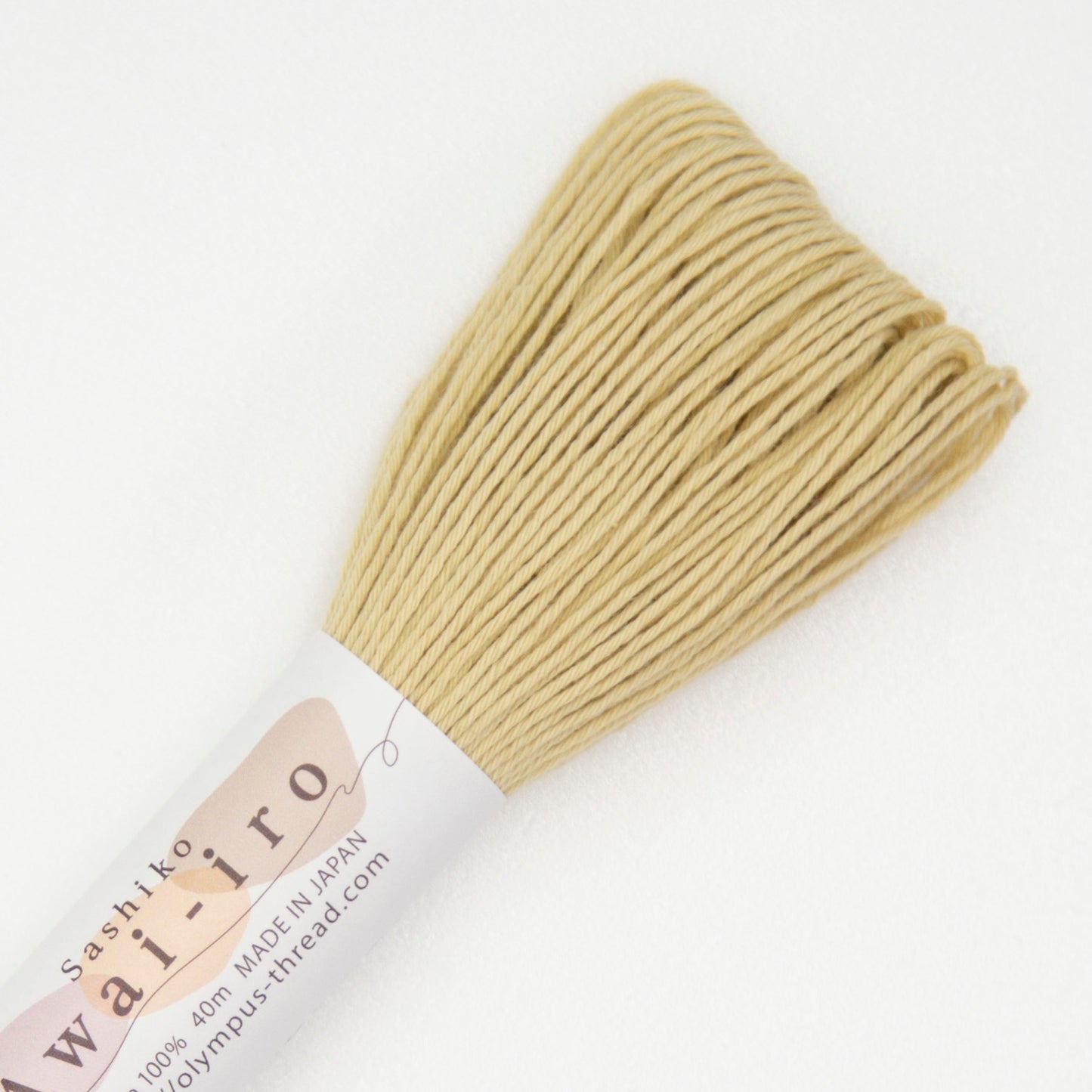 Olympus オリムパス 刺し子糸 Sashiko Awai-iro くすみカラー10色セット 綿100% 1カセ 約40m×10