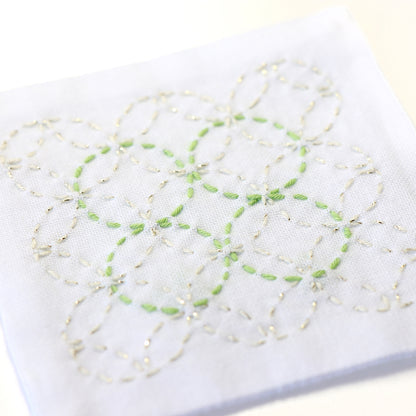 Olympus オリムパス 刺し子糸 Sashiko Lame 15色セット 綿96% ポリエステル4% 1カセ 約40m×15