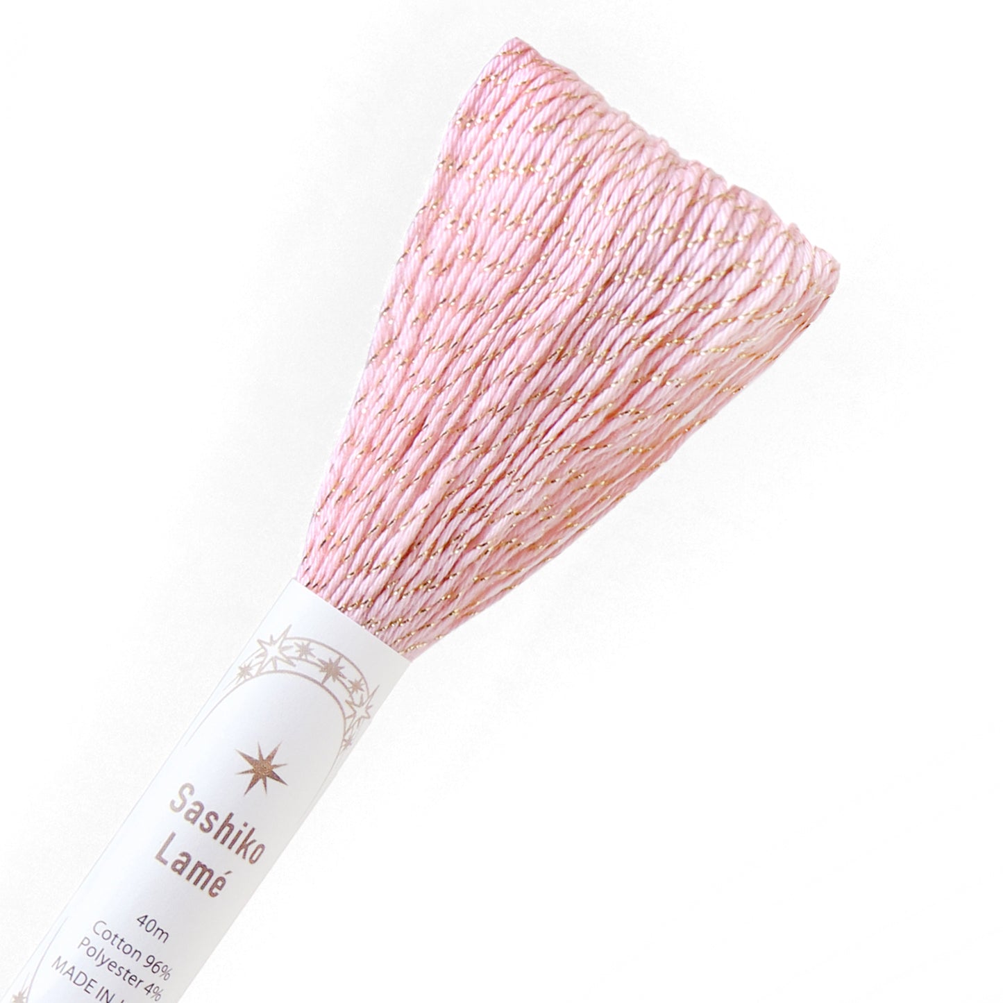 Olympus オリムパス 刺し子糸 Sashiko Lame 15色セット 綿96% ポリエステル4% 1カセ 約40m×15