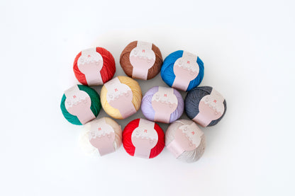 ハマナカ アルパニカ 並太毛糸 No.001 ベビーアルパカ50% ウール50% 30g玉巻（約140m）